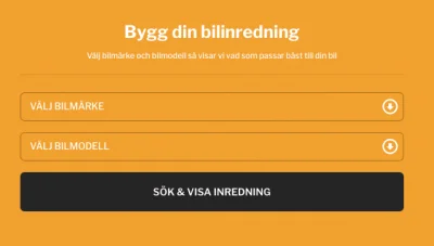 Beställ bilinredning online!