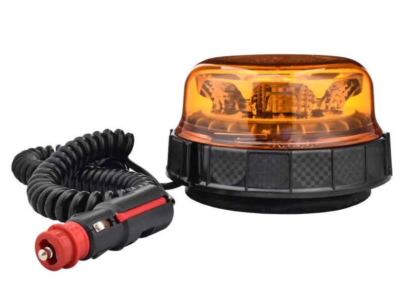 Roterande V-ljus LED Pegasus magnet+cigg.uttag