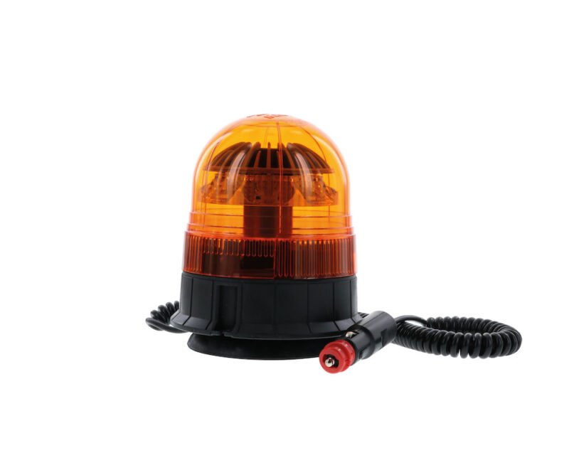 Roterande V-ljus LED Vega magnet+cigg.uttag