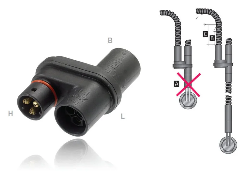 PlugIn Y-stycke 230V